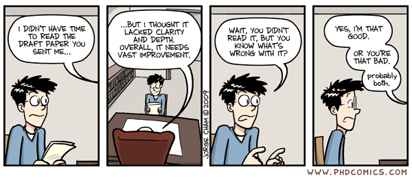 PhD comic strip