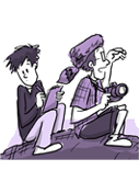 hapless cartoon figure with an explorer